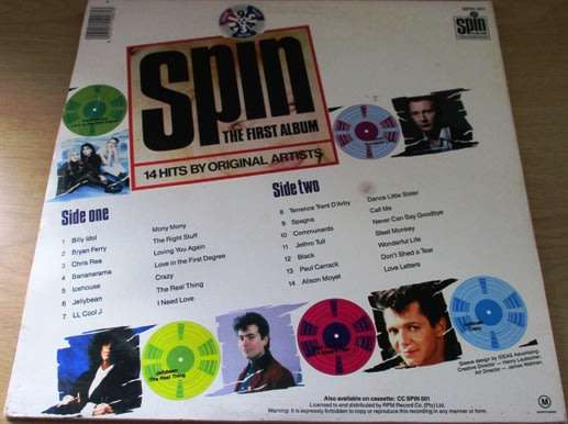 SPIN THE FIRST ALBUM VINYL LP Record