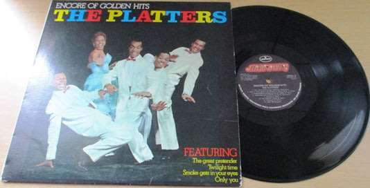 THE PLATTERS Encore of Golden Hits  VINYL LP Record