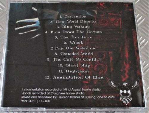 MIND ASSAULT The Cult of Conflict Deluxe 2xCD Edition includes Instrumental disc