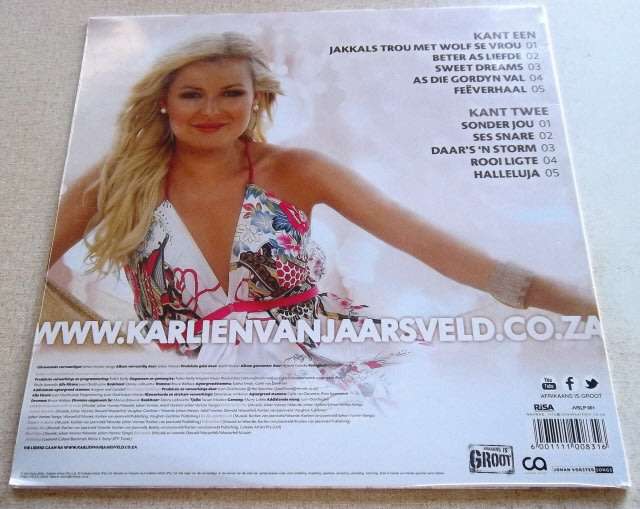 KARLIEN VAN JAARSVELD Jakkals Trou Met Wolf se Vrou VINYL LP Record