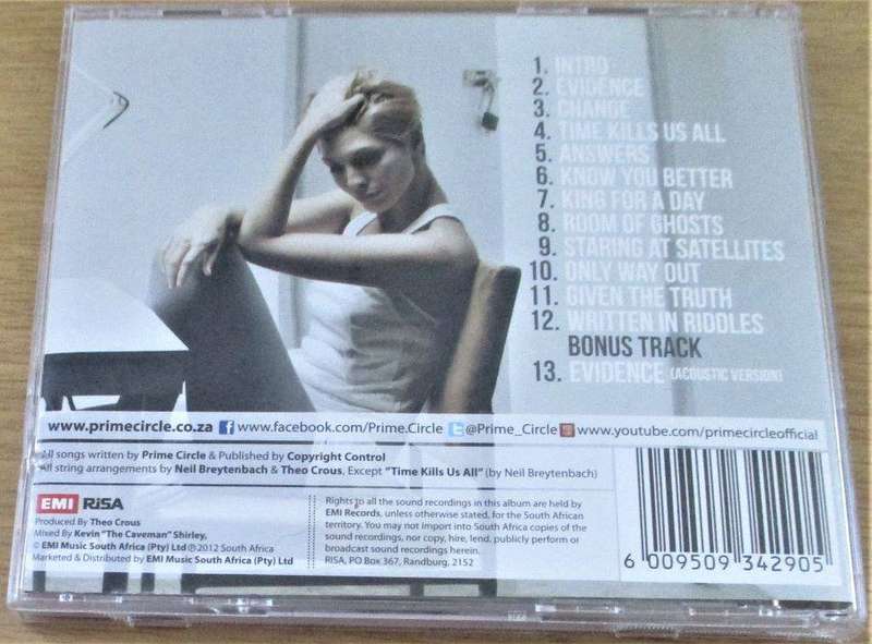 PRIME CIRCLE Evidence  CD [Shelf G Box 23 + msr]