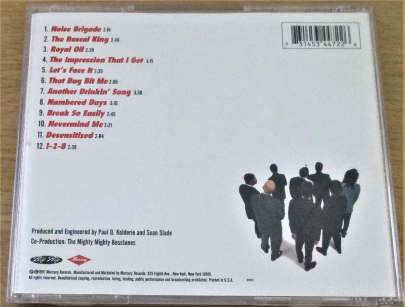 THE MIGHTY MIGHTY BOSSTONES Let's Face It IMPORT CD [Shelf G Box 23]