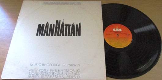 MANHATTEN by George Gershwin O.S.T. VINYL Record