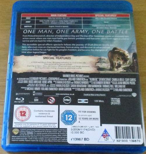 10 000 BC Blu Ray