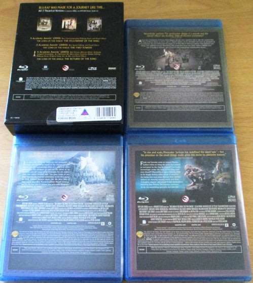 LORD OF THE RINGS The Motion Picture Trilogy  Blu Ray