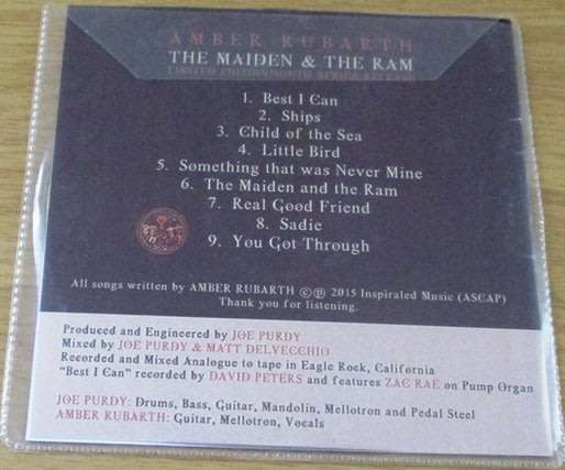 AMBER RUBARTH The Maiden & The Ram [Cardsleeve box]