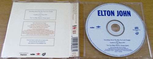 ELTON JOHN Something About The Way You Look Tonight / Candle In The Wind 1997 CD SINGLE