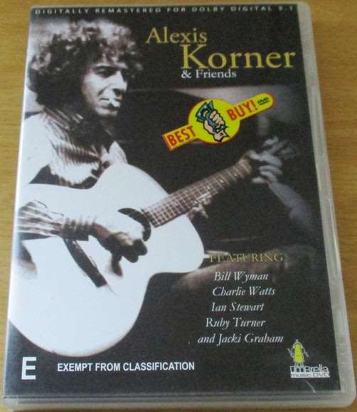 ALEXIS KORNER and FRIENDS Bill Wyman Charlie Watts Ian Stewart Ruby Turner  DVD
