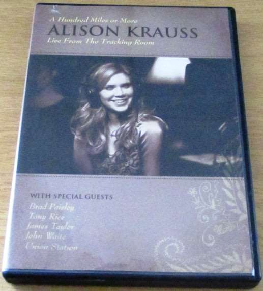 ALISON KRAUSS A Hundred Miles or More Live From The Tracking Room DVD
