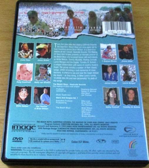 THE BEACH BOYS Nashville Sounds  DVD