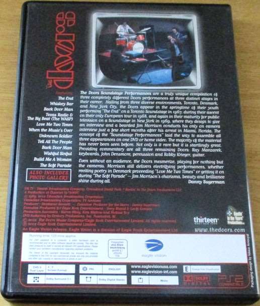 THE DOORS Soundstage Performances DVD