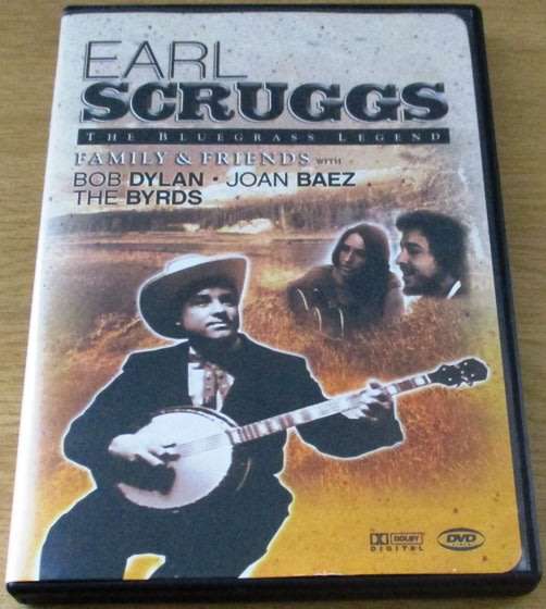 EARL SCRUGGS The Bluegrass Legend Bob Dylan The Byrds Joan Baez DVD