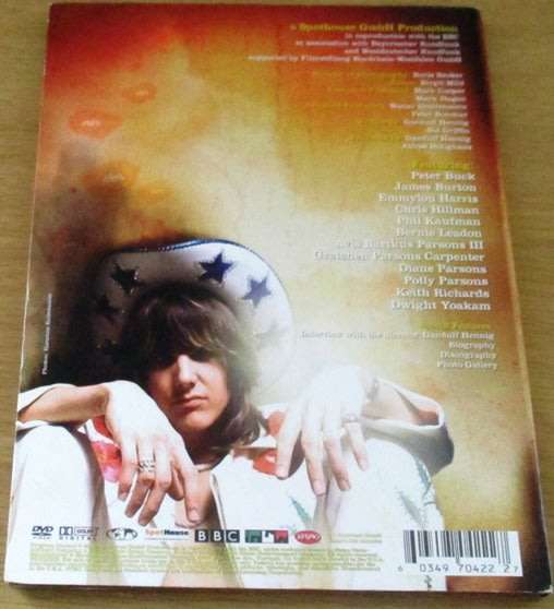 GRAM PARSONS Fallen Angel Region 1 DVD