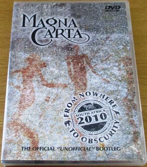 MAGNA CARTA From Nowhere to Obscurity South Africa 2010  DVD