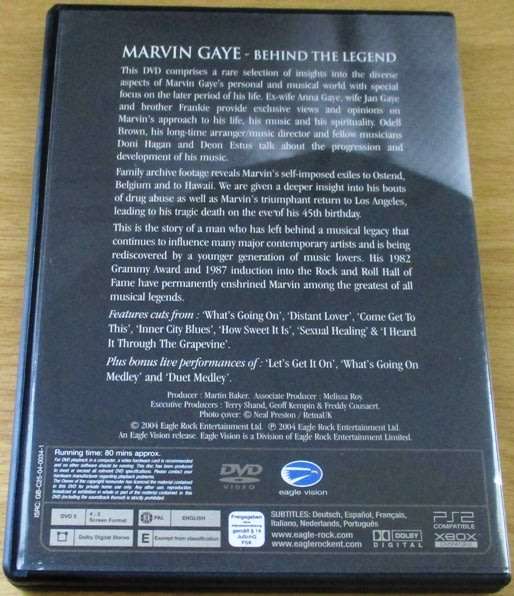 MARVIN GAYE Behind the Legend DVD