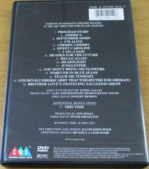 NEIL DIAMOND Greatest Hits Live DVD