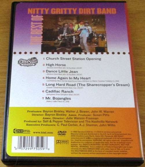 NITTY GRITTY DIRT BAND The Best Of Nitty Gritty Dirt Band DVD
