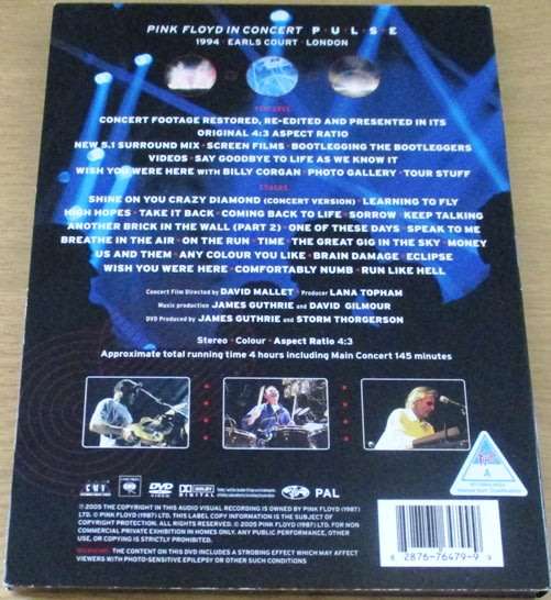 PINK FLOYD Pulse 2xDVD