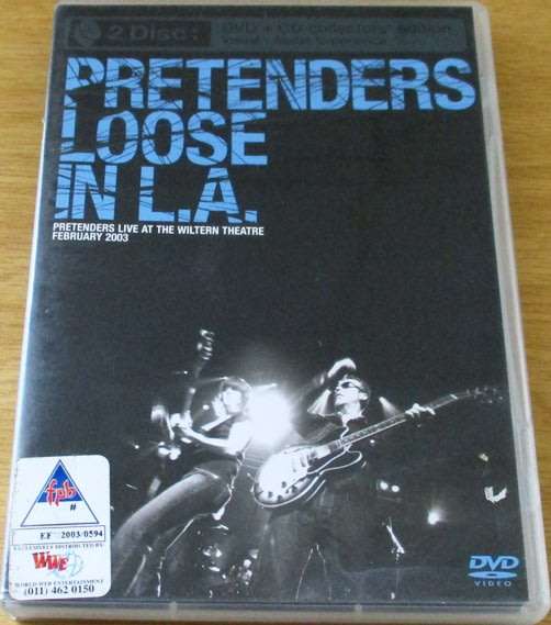 THE PRETENDERS Loose in L.A. Live 2003  DVD