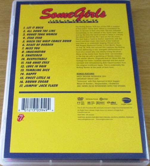 THE ROLLING STONES Some Girls DVD