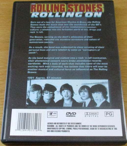THE ROLLING STONES Rolling On DVD
