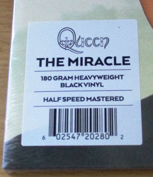 QUEEN The Miracle 2015 European repressing VINYL RECORD