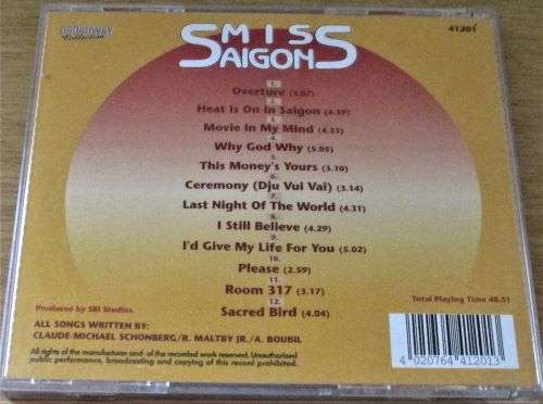 MASS SAIGON The Highlights O.S.T. [Shelf G Box 23]