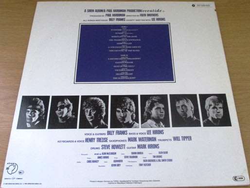 FAITH BROTHERS Eventide IMPORT LP Vinyl Record