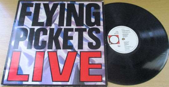 THE FLYING PICKETS Live LP Vinyl Record
