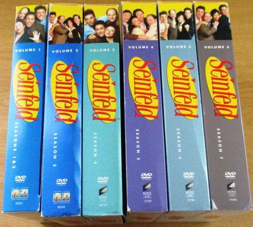 SEINFELD  Season 1 + 2 + 3 + 5 + 6 + 7 Volume 1 - 6 Series DVD