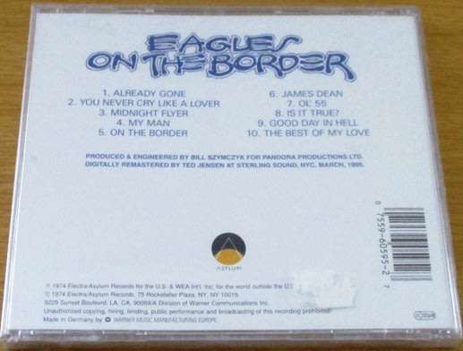 THE EAGLES Eagles on the Border Digitally Remastered CD