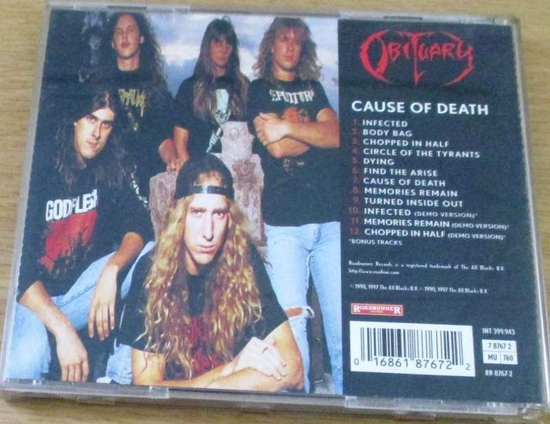 OBITUARY Cause of Death CD  [Shelf G Box 9]