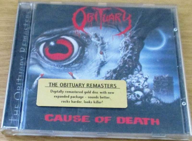 OBITUARY Cause of Death CD  [Shelf G Box 9]
