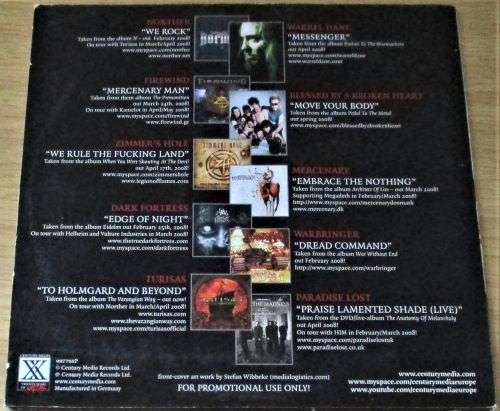 CENTURY MEDIA The Next Generation  includes Dark Fortress, Turisas, Paradise Lost   [cardsleeve box]