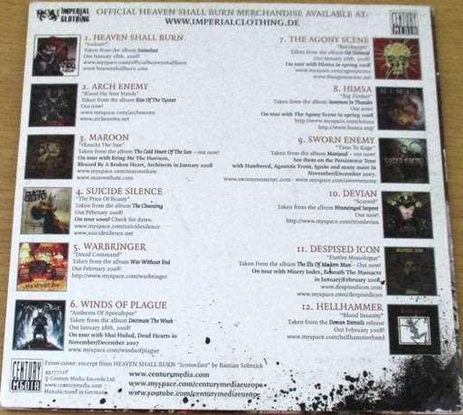 THE FINAL RESISTANCE Heaven Shall Burn Arch Enemy Himsa  [cardsleeve box]