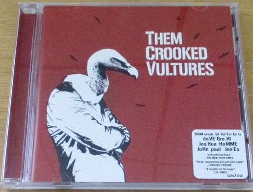 THEM CROOKED VULTURES Self Titled CD [Shelf G Box 17]