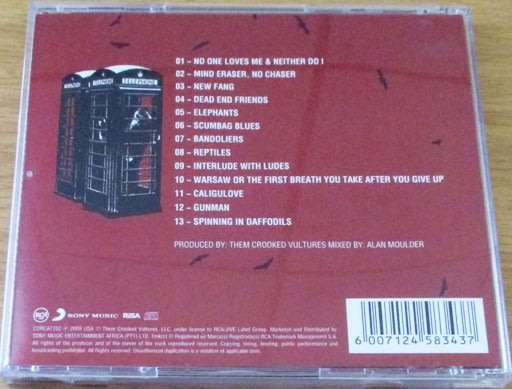 THEM CROOKED VULTURES Self Titled CD [Shelf G Box 17]
