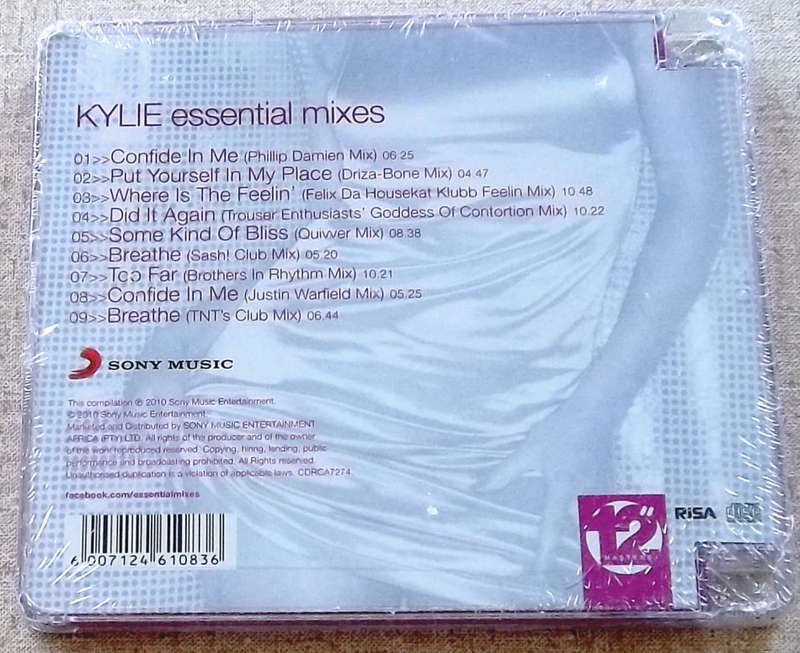 KYLIE MINOGUE 12 Masters: Essential Mixes CD