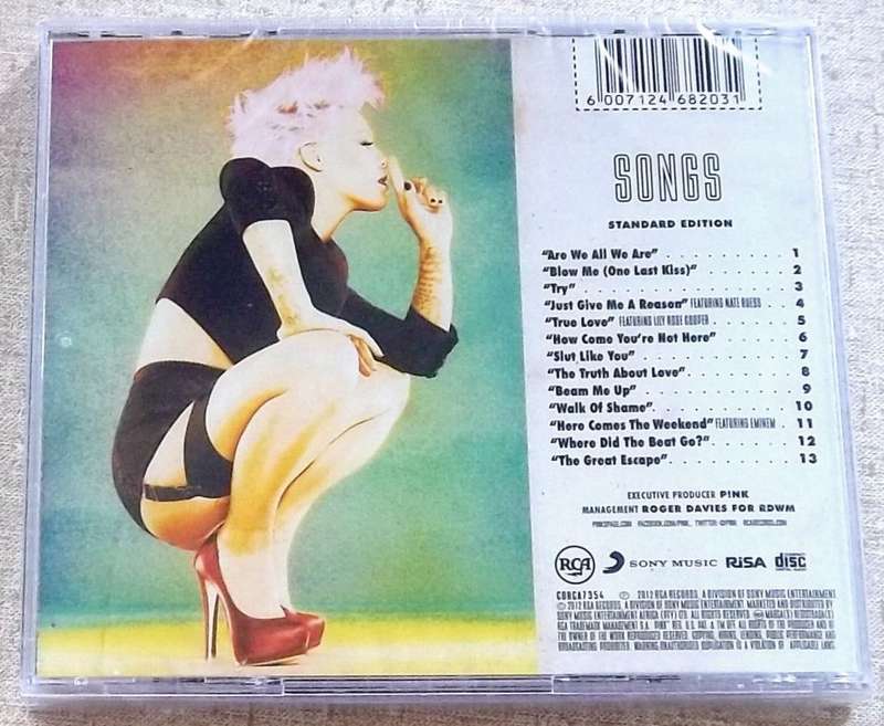 PINK The Truth About Love DELUXE SOUTH AFRICA Cat# CDRCA7355