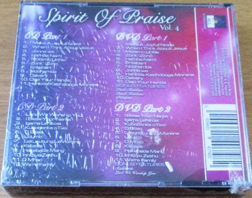 SPIRIT OF PRAISE 4 2xCD + 2xDVD