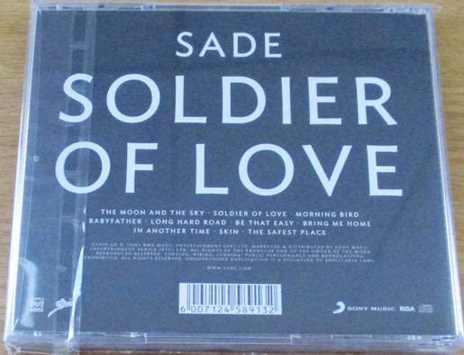 SADE Soldier of Love CD