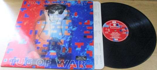PAUL McCARTNEY Tug of War VINYL RECORD