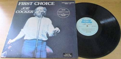 JOE COCKER First Choice VINYL RECORD