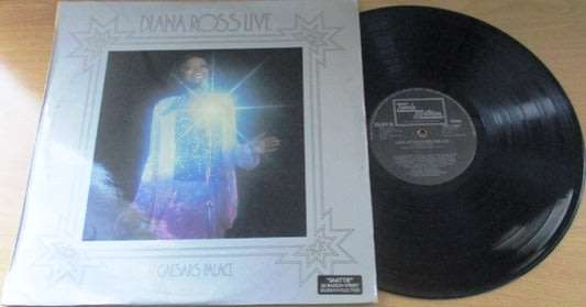 DIANA ROSS Live at Ceasar`s Palace VINYL RECORD