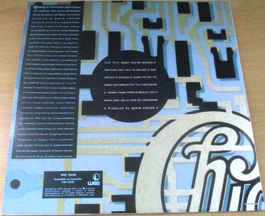 CHICAGO 16 VINYL RECORD