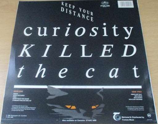CURIOSITY KILLED THE CAT Keep Your Distance VINYL RECORD