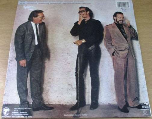 HUEY LEWIS AND THE NEWS Fore! VINYL RECORD