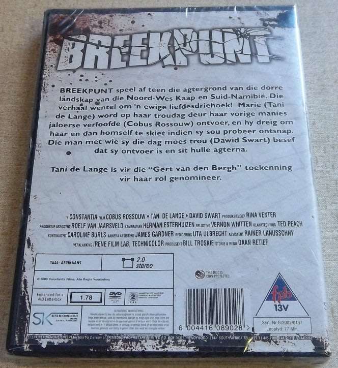 BREEKPUNT South African Film