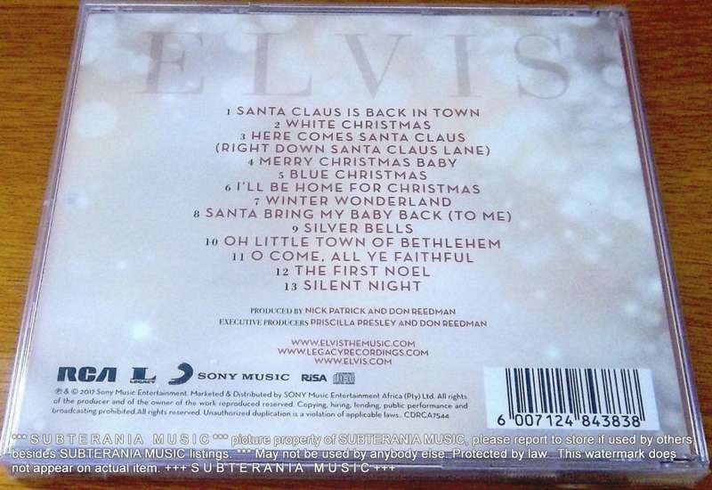 ELVIS PRESLEY with the ROYAL PHILHARMONIC ORCHESTRA Christmas CD