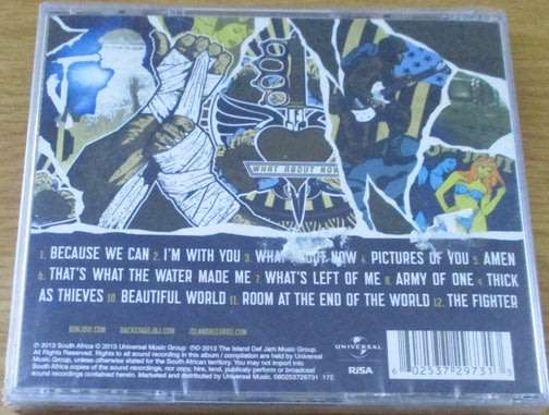 BON JOVI What About Now [Jewel case version]